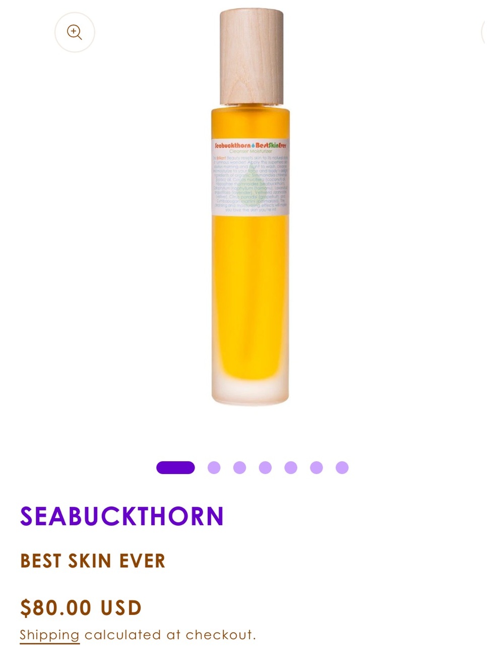 2 Unopened 100ml Bottles of Living Libations Seabuckth Best Skin Ever Facial Oil